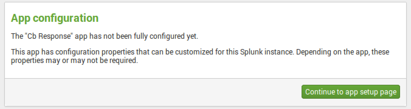 Carbon Black and Splunk Integration