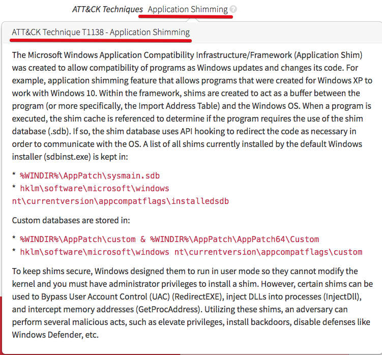 Detecting Application Shimming