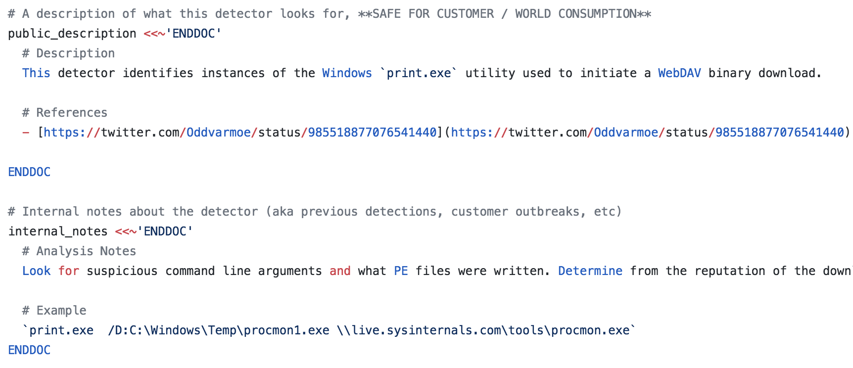 detection capability
